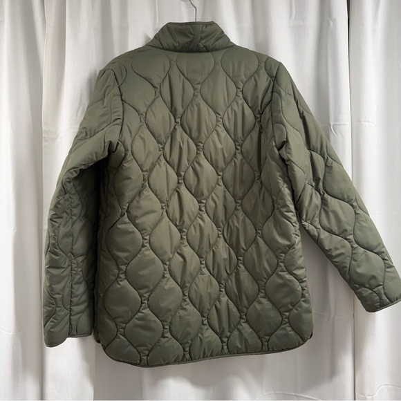 32 Degrees Olive Green Quilted Lightweight Jacket Size Small - Picture 3 of 11